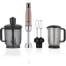 Korkmaz 1 - 2 L A449-01 Performix Mega Blender Set Rose Gold Altın  800 - 1200 Watt Metal Plastik