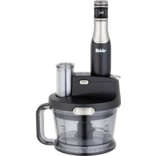 Fakir 500+ ml Mutfak Robotu 1,5 L Geniş Hazne, Turbo Fonksiyonlu, 4 Bıçaklı Blender Başlığı 220 - 240 V C