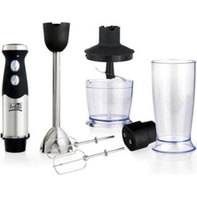 Fritel 1 - 2 L El Blender Seti 800 Watt Hb 2879 Metal 800 - 1200 Watt  Çelik Siyah