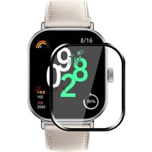 Sneezy Xiaomi Redmi Watch 4 Uyumlu Polymer Temperli Nano 0.5 mm Watch Ekran Koruyucu