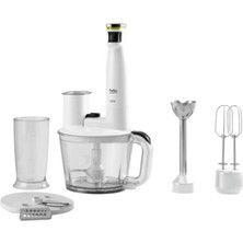 Beko Beyaz El Blender Seti Rhb 5050 Floral 750 - 1000 ml    220 - 240 V 1200 Watt + Plastik C