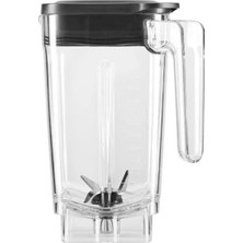 KitchenAid 1 - 2 L K150 5KSB1325EDG 1.4 Litre Sürahi Blender - Charcoal Grey 1200 Watt + Metal Klasik C 220 -