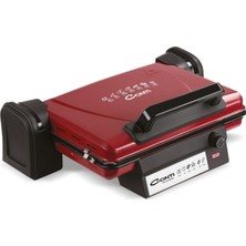 Conti Çift Yönlü Conti CG-310 Crunch Tost ve Iz Makinesi Bordo 1501 - 2000 Watt Bordo 6+  Resmi