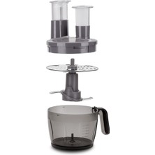 Korkmaz Siyah 1000WATT Multi Blender Seti  800 - 1200 Watt 2 Kademeli Paslanmaz Çelik 220 - 240 V Meta