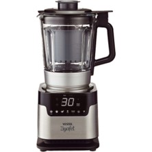 Vestel  Vestel Ziyafet Pişirici Blender 1200 Watt + Plastik 1 - 2 L Siyah Metal