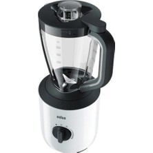 Braun 800 - 1200 Watt Jb 3100 800 Watt Buz Kırıcı Blender  Cam Beyaz