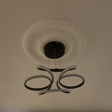 Asva Design Begonya Siyah Modern Sarkıt Günışığı Ledli Avize
