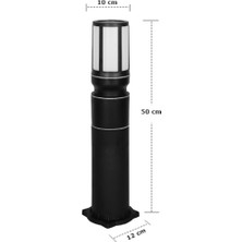 Ucuz Geldi Bahçe Aydınlatması Galata Kafesli 50 cm Set Üstü Direk Zita Bahçe Lambası 220V E27 IP54