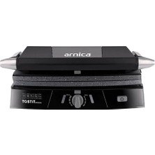 Arnica 6+ Tostit GH26300 Tost Makinesi - Inox  1501 - 2000 Watt Gri 2 Kademeli