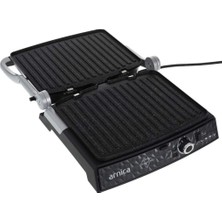 Arnica 6+ Diamond Tost Makinası Inox GH26252 Tek Yönlü Bordo 5 Kademeli 1501 - 2000 Watt  Granit Resm