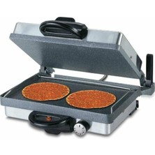 Sermeks HR-001A Contact Granit Tost Lahmacun Makinesi Tavalı 5 Kademeli 6+ Beyaz 2001 Watt ve Üzeri Y