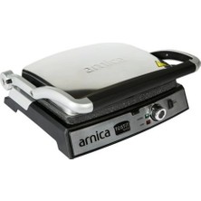 Arnica Sarı Orginal GH26240 Tostit Maxi Tost Makinesi 5 Kademeli 1501 - 2000 Watt Döküm  Çift Yönlü 6