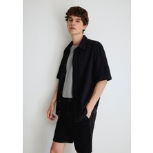 Benson Casual Koyu Gri Jean Gömlek  0210220-87154