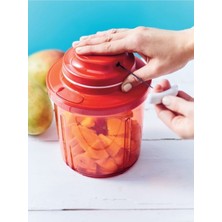 Tupperware 500+ ml Ekstra Şef (Mega Boy Doğrayıcı) Kırmızı Plastik