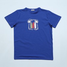 Wanex Erkek Çocuk Kısa Kollu Tişört - 1682823 - Saks