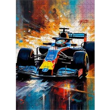 Karizma Tablo Ahşap Mdf Puzzle Yapboz Formula 1 Aracı 500 Parça 50*70 cm