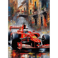 Tablomega Ahşap Mdf Puzzle Yapboz Formula 1 Aracı 120 Parça 25*35 cm