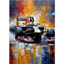 Karizma Tablo Ahşap Mdf Puzzle Yapboz Renkli Fon Formula 1 120 Parça 25*35 cm