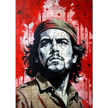 Karizma Tablo Ahşap Mdf Puzzle Yapboz Ernesto Che Guevara 120 Parça 25*35 cm