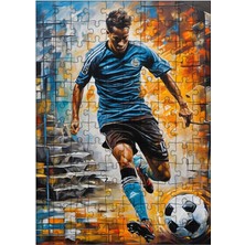 Karizma Tablo Ahşap Mdf Puzzle Yapboz Futbol Temalı 120 Parça 25*35 cm