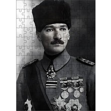 Karizma Tablo Ahşap Mdf Puzzle Yapboz Mustafa Kemal Atatürk 120 Parça 25*35 cm