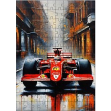 Karizma Tablo Ahşap Mdf Puzzle Yapboz Formula 1 120 Parça 25*35 cm