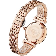 Cagarny 6880 Su Geçirmez Ste Kayış Quartz Saat Çok Renkli (Yurt Dışından)