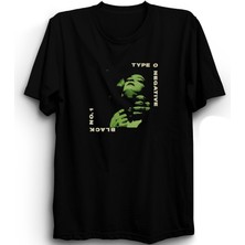 The Fame Type O Negative, Black No.1, Rock Metal Müzik Baskılı %100 Pamuk Tişört