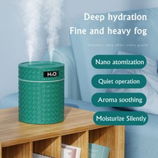 Guiwuu 600ML Çift Meme Hava Nemlendirici Taşınabilir USB Aromalı Uçucu Yağ Difüzörü Sıcak Işık Ev Mist Humidificador C (Yurt Dışından)