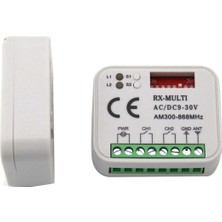 Guiwuu 4x Garaj Kapısı Uzaktan Alıcı 433 868MHZ Rx Multı 300-900MHZ Ac/dc 9-30V Uzaktan Kumandalı Alıcı (Yurt Dışından)