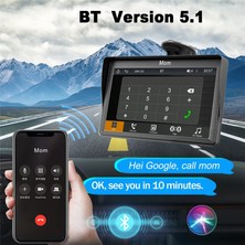 Guiwuu Taşınabilir Dash Montajlı Carplay Ekran 7ın Dokunmatik Ekran, Gps Navigatin, Bluetooth Araç Stereo Radyo, Yedekleme Kamerası, Fm Radyo (Yurt Dışından)