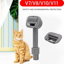 Guiwuu Evcil Hayvan Fırçası V15/V11/V10/V8/V7 Elektrikli Süpürge Eki Evcil Hayvan Fırçası Pet Kedi Köpek Pet Emme Temizleme Aracı (Yurt Dışından)