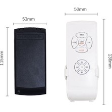Guiwuu 2x Evrensel Tavan Vantilatörü Lambası Uzaktan Kumanda Kiti Ac 220V Zamanlama Ayarı Anahtarı Rüzgar Hızını Ayarlamak Verici Alıcı (Yurt Dışından)