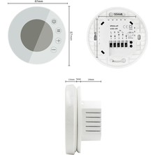 Guiwuu Tuya Wifi Akıllı Uzaktan Ev Termostatı Elektrikli Yerden Isıtma Su/gaz Kazan Sıcaklığı (Yurt Dışından)