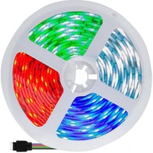 Guiwuu LED Şerit Işıklar 5m Su Geçirmez 5050 Rgb Şerit Işık, Ev Bar Noel Cadılar Bayramı Partisi Için 44 Tuşlu Uzaktan Kumanda (Ab Tak) (Yurt Dışından)