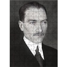 Ekart Ahşap Mdf Puzzle Yapboz Mustafa Kemal Atatürk 120 Parça 25*35 cm