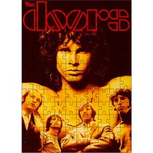 Ekart Ahşap Mdf Puzzle Yapboz The Doors Jim Morrison 120 Parça 25*35 cm