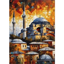 Ekart Ahşap Mdf Puzzle Yapboz Ayasofya Cami 255 Parça 35*50 cm