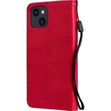 YH Mall Kart Yuvası Iş Cüzdan ile iphone 14 Klasik Düz Renk Için Flip Case (Yurt Dışından)