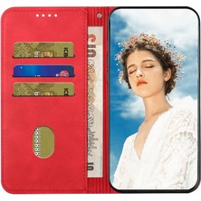 YH Mall Samsung Galaxy A34 5g Pu Deri Manyetik Folio Kapak Kart Yuvaları (Yurt Dışından)