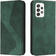 YH Mall Samsung Galaxy A33 5g Kart Yuvaları Tutucu Manyetik Folio Kapak Pu (Yurt Dışından)