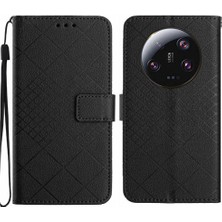 YH Mall El Kayışı Manyetik Kapak Kart Yuvası ile Xiaomi 13 Ultra Için Flip Case Pu (Yurt Dışından)