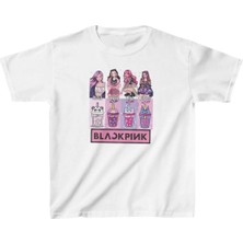 Tarz Yeri Unisex Çocuk Baskılı T-Shirt - Beyaz