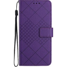 Bdt Shop Vivo V30 Lite Için Flip Case El Kayışı Elmas ile 5g Cüzdan Pu Deri (Yurt Dışından)