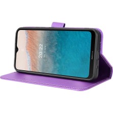 Bdt Shop Nokia C21 Artı Kickstand Kapak Kart Tutucu Manyetik Cüzdan (Yurt Dışından)