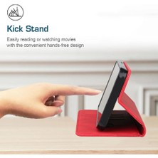 Bdt Shop Xiaomi 11 Pu Deri Folio Kapak Cüzdan Kickstand Manyetik Kart (Yurt Dışından)