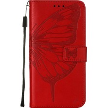 Bdt Shop Samsung Galaxy S21 Ultra 5g Kapak Çevirin Kabartma Kelebek (Yurt Dışından)