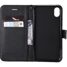 Bdt Shop Iphone Xr Iş Cüzdan Telefon Kılıfı Için Flip Case Yüksek Kalite Deri (Yurt Dışından)