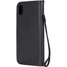 Bdt Shop Iphone Xr Iş Cüzdan Telefon Kılıfı Için Flip Case Yüksek Kalite Deri (Yurt Dışından)