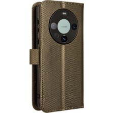 Bdt Shop Huawei Mate 60 Pro 5g Için Kılıf Manyetik Cüzdan Kart Tutucu Kickstand Kapak (Yurt Dışından)